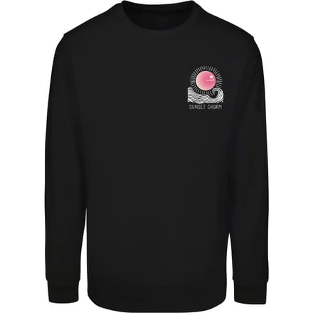 Merchcode - Sunset Charm With Cuffrib Longsleeve shirt - XL - Zwart
