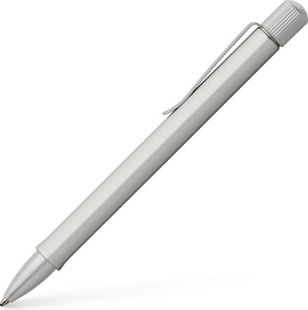Faber-Castell balpen - Hexo twist - mat zilver - FC-140594