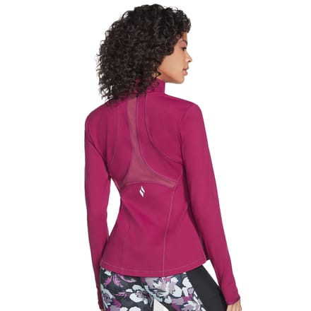 Skechers Dames/Dames Gowalk Mesh Jacket (Magenta)