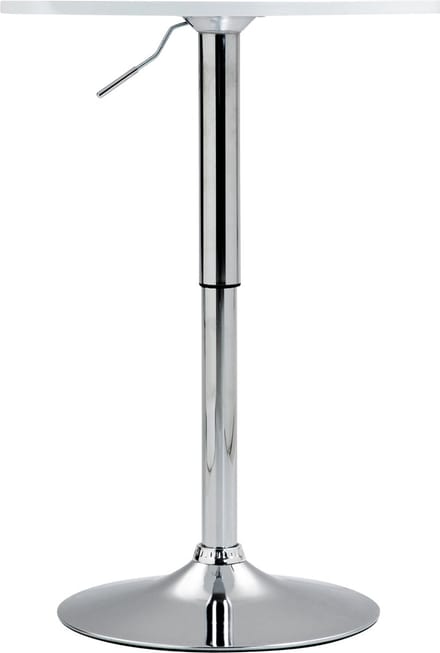 CLP Lamoni Bartafel - in hoogte verstelbare - bar tafel - bistrotafel - wit rond