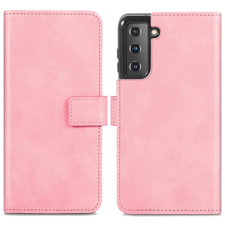 imoshion Hoesje - Geschikt voor Samsung Galaxy S21 - Luxe Bookcase - Roze
