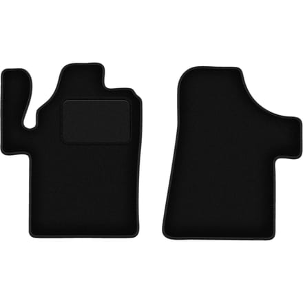 Tapis de sol avant noirs pour: Fourgonnette Mercedes Vito II W639 (2003-2014)