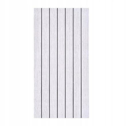 DMS - Wandpaneel Decoratief - Lichte Grijze Lamel - Zelfklevend - 280x60 cm