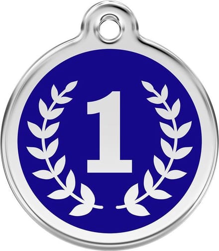 Red Dingo Hondenpenning 20 mm winnaar kampioen medaille