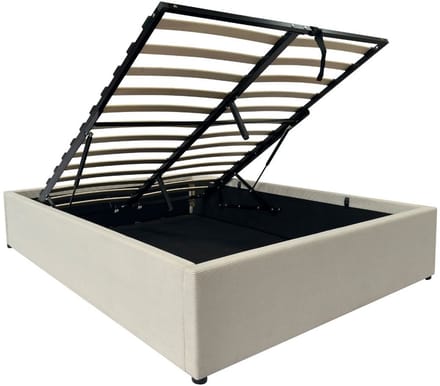 CALICOSY - Opbergbed 140x190 cm bekleed met fluweel - ROMY