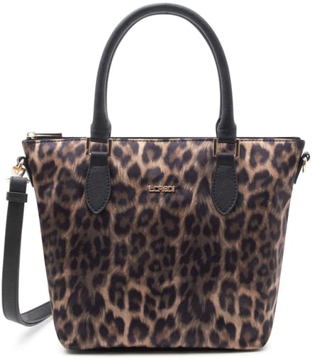 L.CREDI handtas schoudertas Salena Handbag Braun / Mix bruine