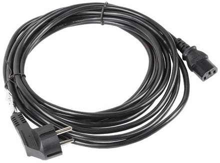 Lanberg Serie - Stroomkabel - CEE 7/7 naar IEC 320 C13 - 10m - VDE-gecertificeerd