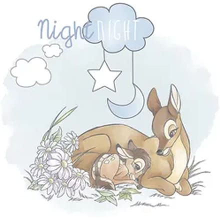 Komar Poster Bambi Good Night 40 X 50 Cm