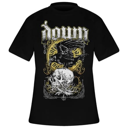 Down - Swamp Skull Heren Tshirt - XL - Zwart