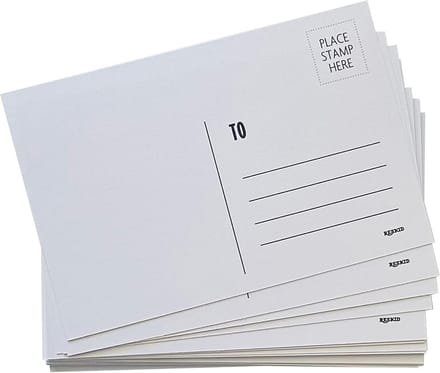 100 Blanco Ansichtkaarten 4x6 inch - Witte Postkaarten om te Versturen