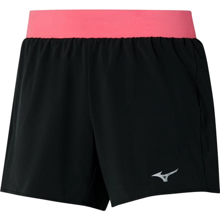 Mizuno Alpha 4.5in Shorts Dames-Zwart,Pink