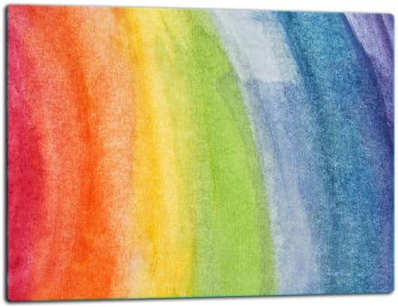 TMK ArtDeko Serie - Snijplank - Glas - 52x40 cm - Tweekleurig