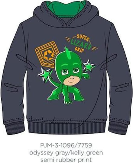 PJ Masks sweater - hoodie - grijs - Maat 98 / 3 jaar