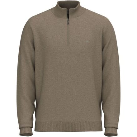 Fynch-Hatton Trui Troyer Zip Lambswool Taupe / male