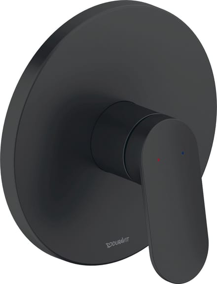 Duravit Wave - Inbouw douchekraan, mat zwart WA4210010046