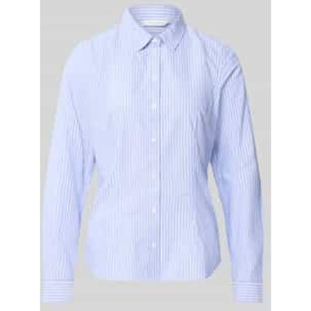 Overhemdblouse van puur katoen