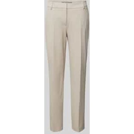 Regular fit stoffen broek met persplooien