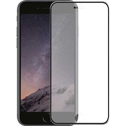 iPhone 6 Plus screenprotector gehard glas Edge to Edge - metaal