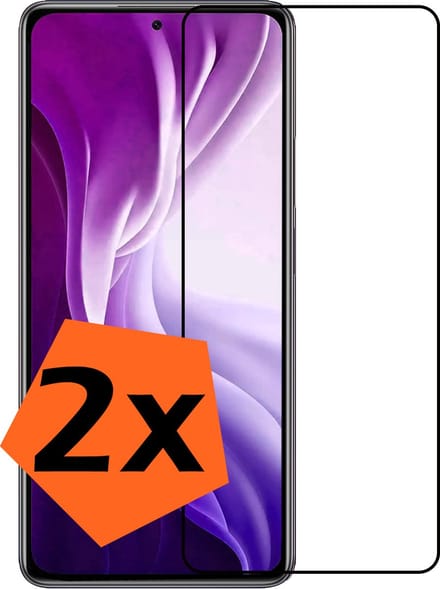 Screenprotector - 2 Stuks - Geschikt voor Xiaomi 11T - Extra Sterk - Gehard Glas - Beschermglas - Tempered Glass - Screen Protector
