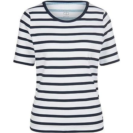 Shirt ronde hals 100% katoen Van BASLER wit