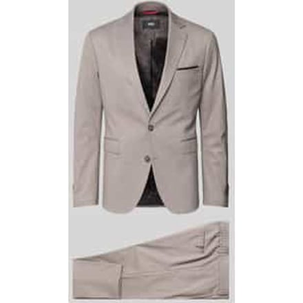 Regular fit pak met viscose, model 'Ponza'