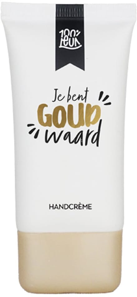 100%LEUK - Brievenbustube 50ML – Goud waard
