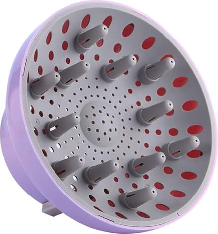 Veltro® Diffuser Opzetstuk - Krulborstel voor Fohn Universeel - Multistyler - Lavendel