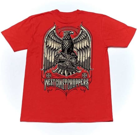 West Coast Choppers Heren-T-shirt Uninvited Outlaws Tee Red