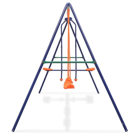 vidaXL - Schommelset - met - 4 - zitjes - oranje
