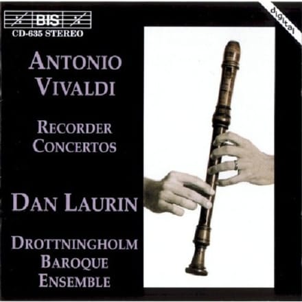 Dan Laurin, Drottningholm Baroque Ensemble - Vivaldi: Recorder Concertos In C Minor (CD)