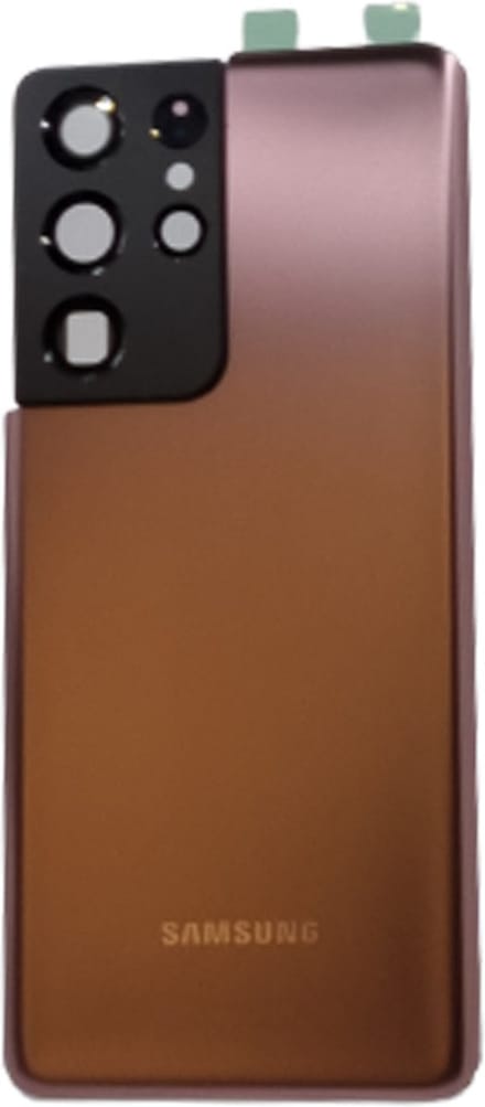 Achterkant Geschikt voor Samsung Galaxy S21 Ultra – Premium – Bruin