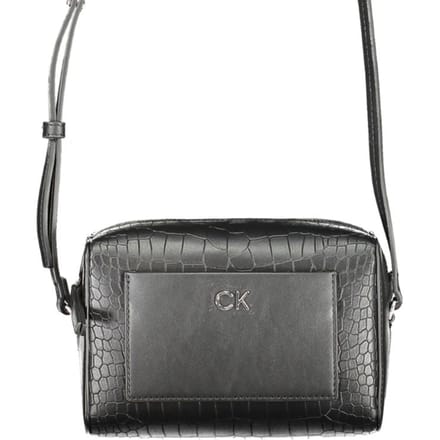 Calvin Klein Zwarte Polyester Handtas