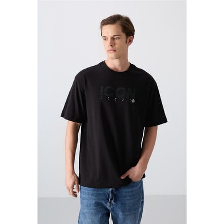 Overgrote Logo Print Crew Neck T-Shirt
