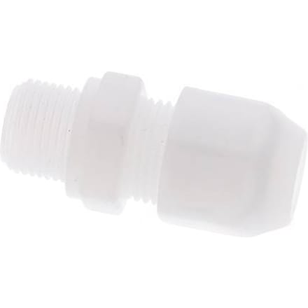 10x12mm & G3/8'' PP rechte slangkoppeling met buitendraad 10bar/145psi