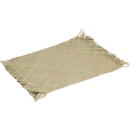 Placemat zeegras rechthoekig tafeldecoratie waterhyacint natuur 33×48c