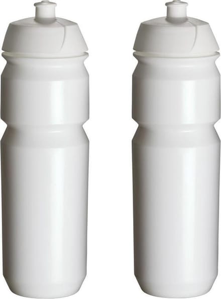 2 x Tacx Shiva Bidon - 750 ml - Wit - Drinkbus