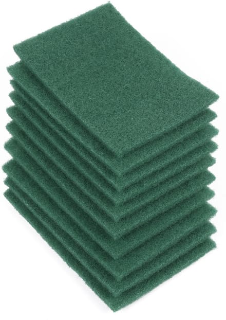 Benson Schuurpads - Multifunctioneel - 14.5 x 10 x 1 cm - Groen - 10 stuks