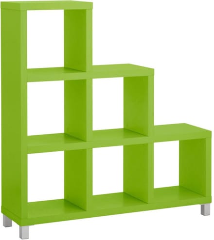 Kiwi-Boekenkast - 6 Kubussen - Groen