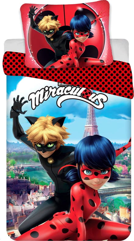 Miraculous Dekbedovertrek ready 140 x 200 cm