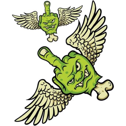 Motorfiets stickers Lethal Threat Mini Flying Fuks