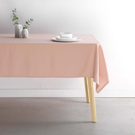 GENT - Tafelkleed 150x300 cm - L - nude - roze - katoen