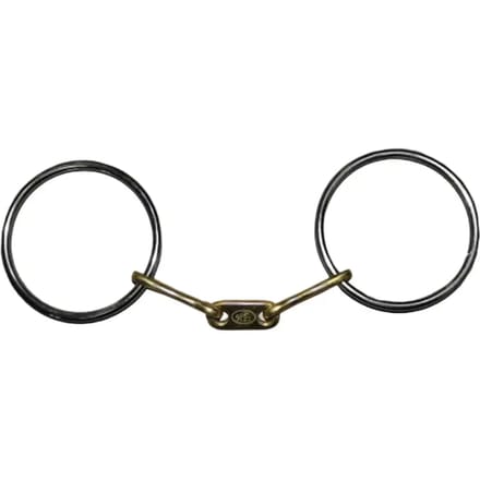 Mors dubbele breuken voor paard met palette Jump'In