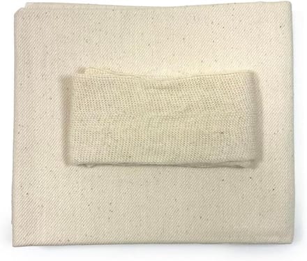 Pastel Linnen Set voor Deeg en Deegroller - 100% Katoen