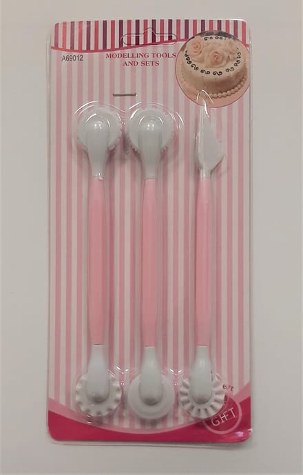 Modelleer snijders cake fondant klei brooddeeg - 3 stuks