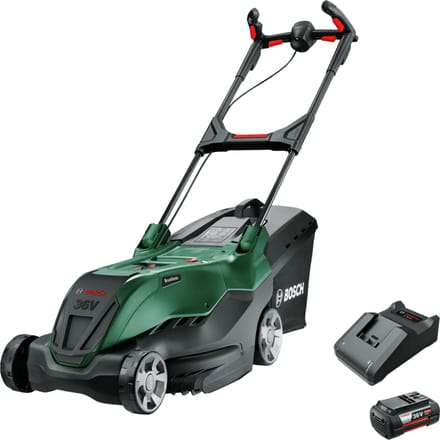 Bosch Electric AdvancedRotak 36V-44-750 - 1 x 4.0 Ah battery and charger