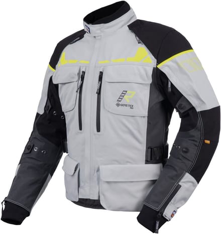 Rukka Ecuado-R Grijs Geel Textiele Motorjas - Jas