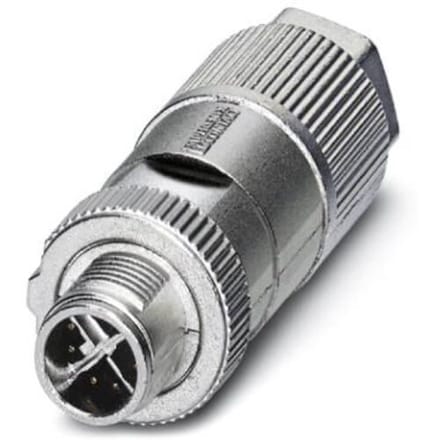 Phoenix Contact 1411043 Sensor/actuator connector M12 Aantal polen (sensoren): 8 Stekker, recht 1 stuk(s) Piece