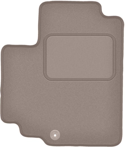 Beige bestuurdersmat voor: Nissan Pixo hatchback (2008-2013)