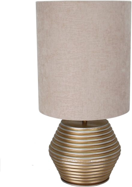 Chericoni Modena Tafellamp - 1 lichts - Ø20 cm - Goud / Creme
