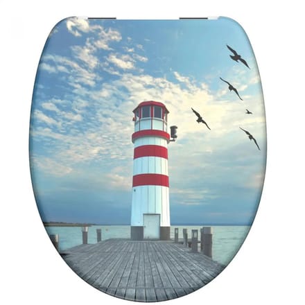 Schütte Duroplast WC-Bril LIGHTHOUSE met Soft-Close–stijlvol, duurzaam en hygiënisch